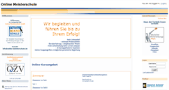 Desktop Screenshot of online-meisterschule.de